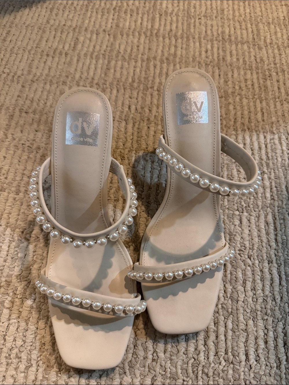 Dolce Vita Pearl Strap Heeled Sandals